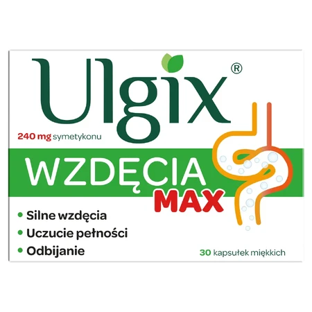 Ulgix Flatulence Max 240 mg, 30 soft capsules