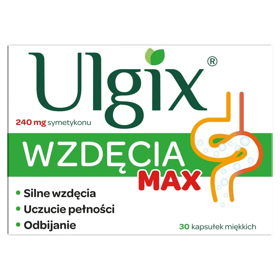 Ulgix Flatulence Max 240 mg, 30 soft capsules