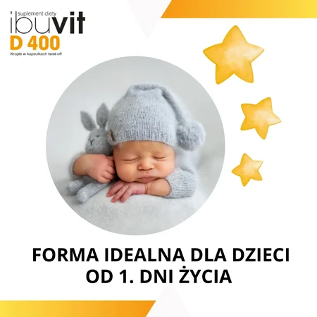 Ibuvit D 400, vitamin D for infants and children, 30 capsules with twist system