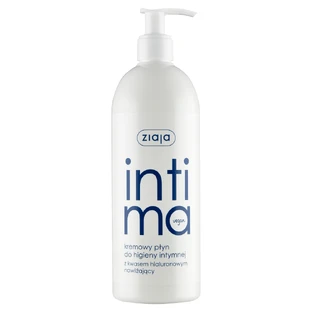 Ziaja Intima, fluido cremoso para la higiene íntima con ácido hialurónico, hidratante, 500 ml