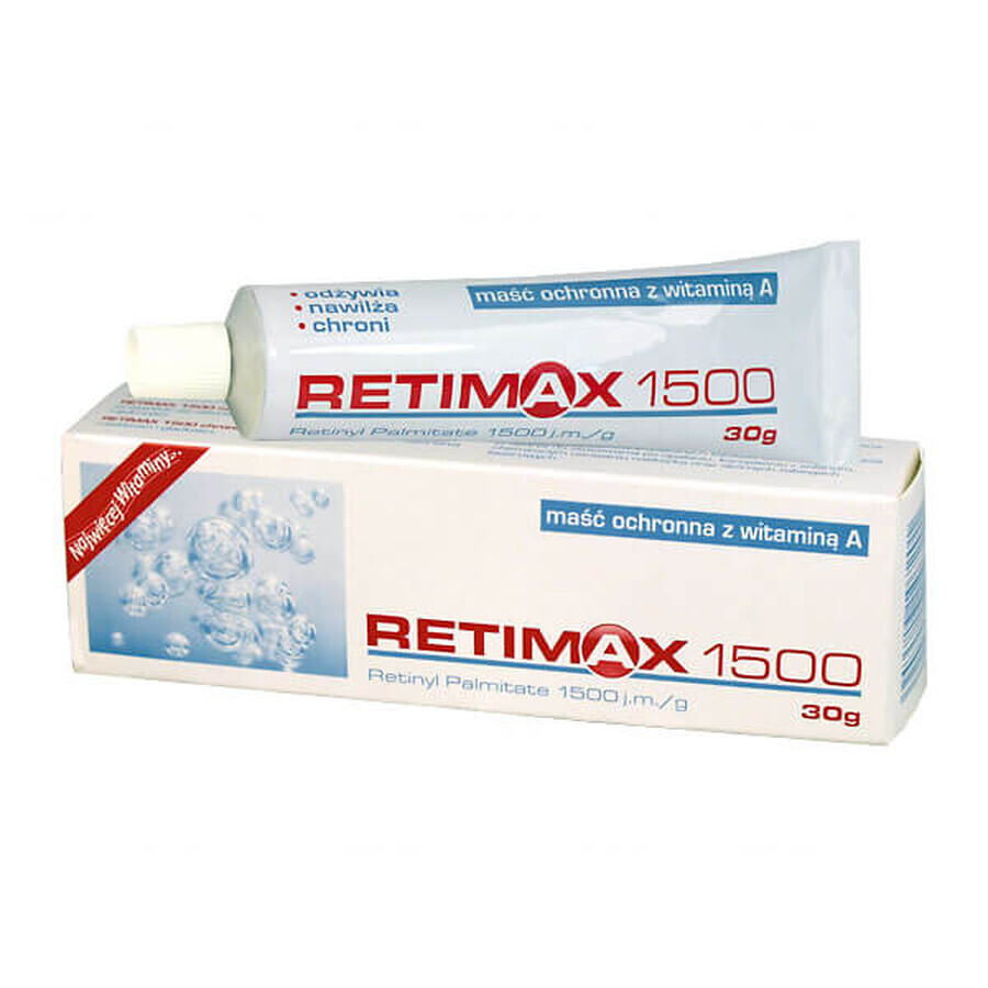 Cumpără Retimax 1500, unguent de protecție cu vitamina A, 30 g Retimax 1500, unguent de protecție cu vitamina A, 30 g