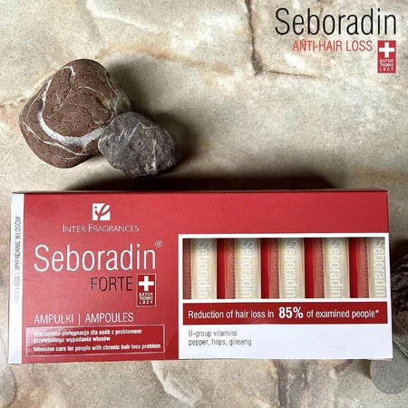 Seboradin Forte, 14 ampollas, Tratamiento contra la caída del cabello