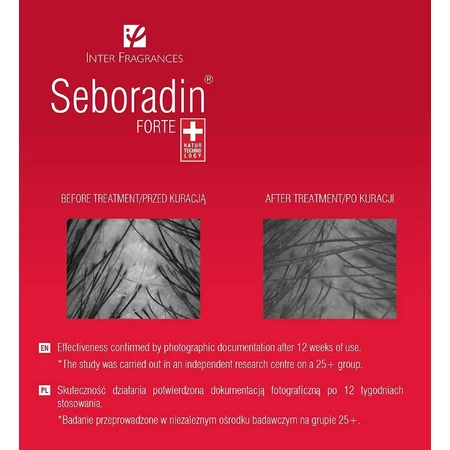 Seboradin Forte, 14 ampollas, Tratamiento contra la caída del cabello