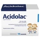 Acidolac, liofilizado oral para lactantes, niños y adultos, 10 sobres