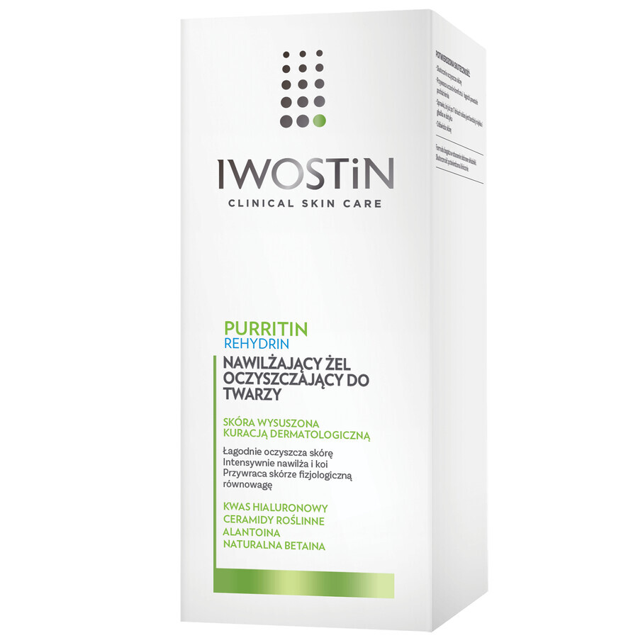 Winkel op Iwostin Purritin Rehydrin, hydraterende gezichtswasgel, 150 ml Iwostin Purritin Rehydrin, hydraterende gezichtswasgel, 150 ml