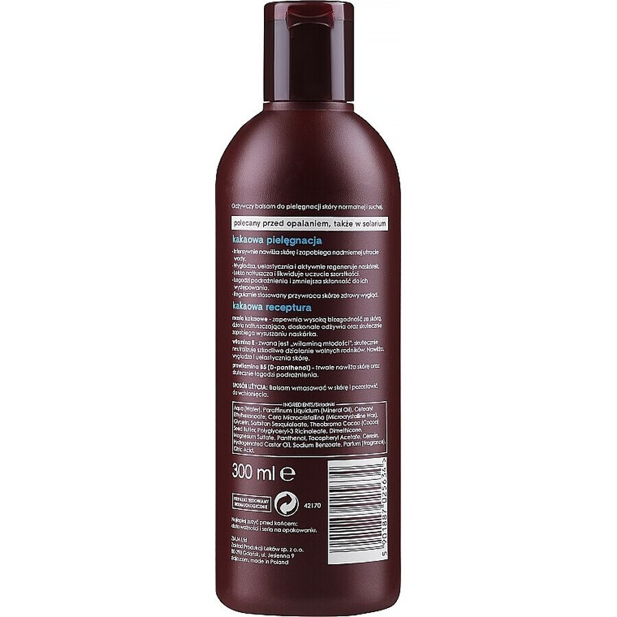 Ziaja Masło Kakaowe, loción corporal, 300 ml