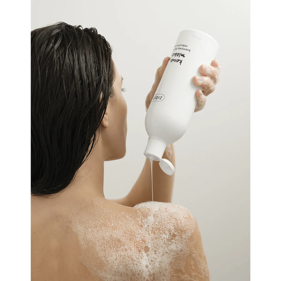 Ziaja Geitenmelk, romige reinigingsgel, melkbad, 500 ml