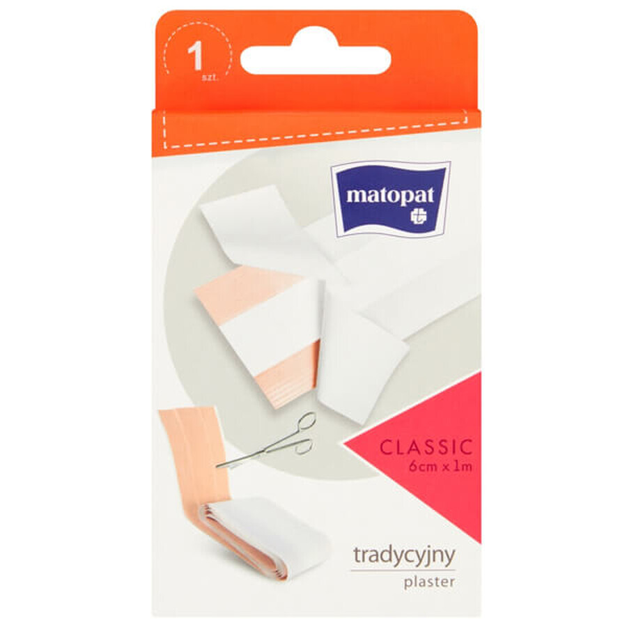 Shop Matopat Classic, Schnittverbandspflaster, Gewebe, 6 cm x 1 m, 1 Stück Matopat Classic, Schnittverbandspflaster, Gewebe, 6 cm x 1 m, 1 Stück