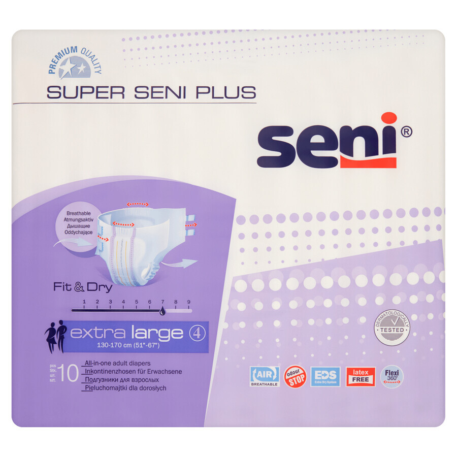 Acquista Mutandine Assorbenti Super Seni 10 pz Taglia XL per Adulti Mutandine Assorbenti Super Seni 10 pz Taglia XL per Adulti