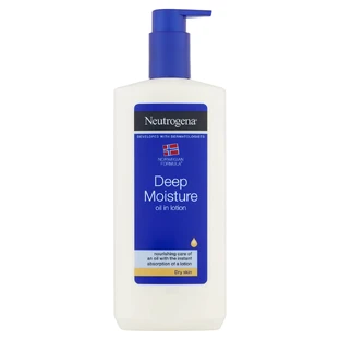 Neutrogena Norwegian Formula, émulsion crème profondément hydratante à l'huile de sésame, 400 ml