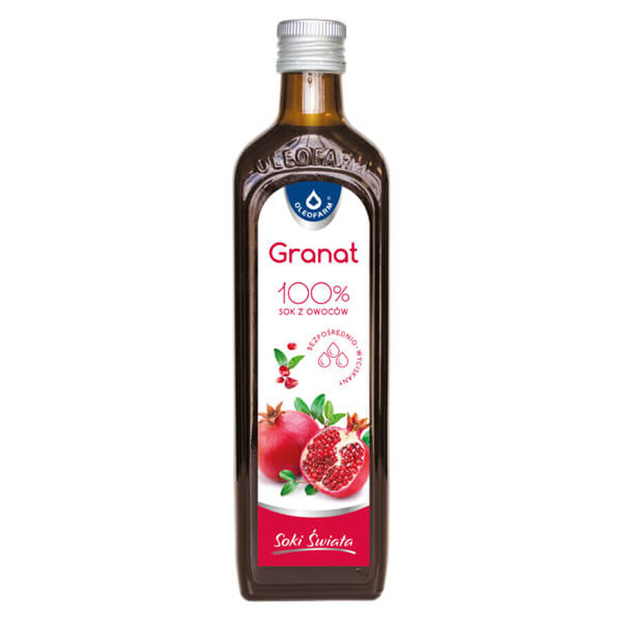 Winkel op Oleofarm Juices of the World Granaatappel, 100% vruchtensap, 490 ml Oleofarm Juices of the World Granaatappel, 100% vruchtensap, 490 ml