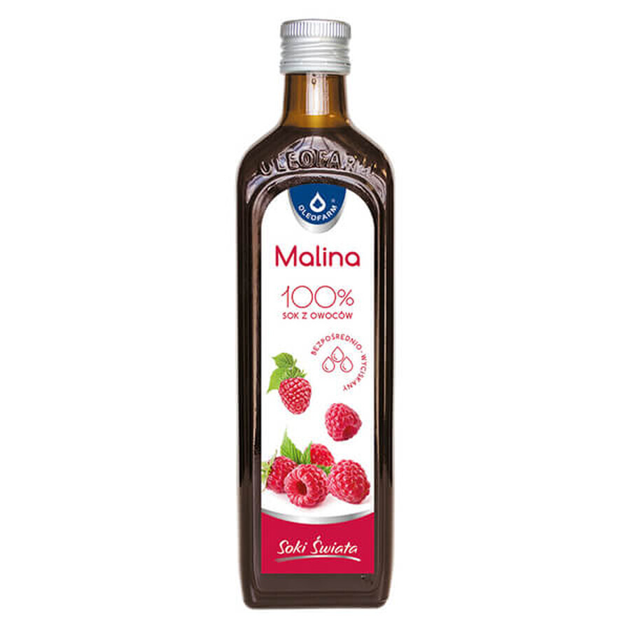 Buy Oleofarm Juices of the World Raspberry, 100% fruit juice, 490 ml Oleofarm Juices of the World Raspberry, 100% fruit juice, 490 ml
