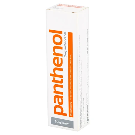 Panthenol 5%, cream for burns, 30 g