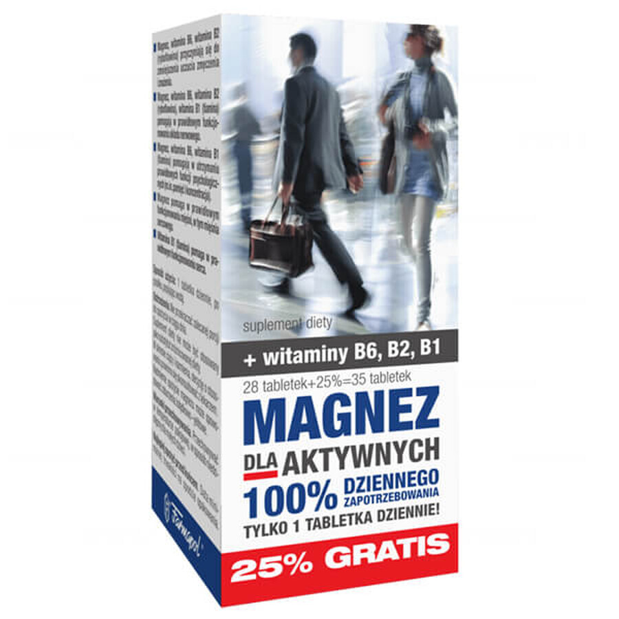 Acquista Integratore di magnesio per attivi 35 compresse Integratore di magnesio per attivi 35 compresse