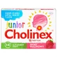Cholinex Junior, voor kinderen vanaf 4 jaar, frambozensmaak, 16 zuigtabletten BESCHADIGDE VERPAKKING