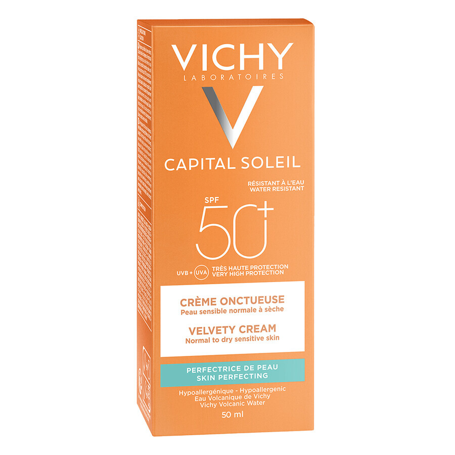 Boutique Vichy Idéal Soleil (Capital Soleil), crème visage velours, SPF 50, 50 ml Vichy Idéal Soleil (Capital Soleil), crème visage velours, SPF 50, 50 ml