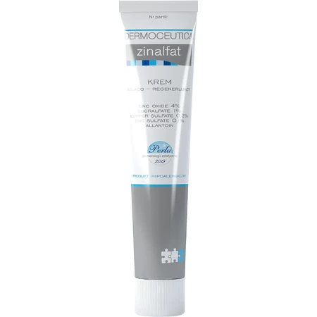 Dermoceutica Zinalfat, kalmerende en regenererende crème, 50 ml.