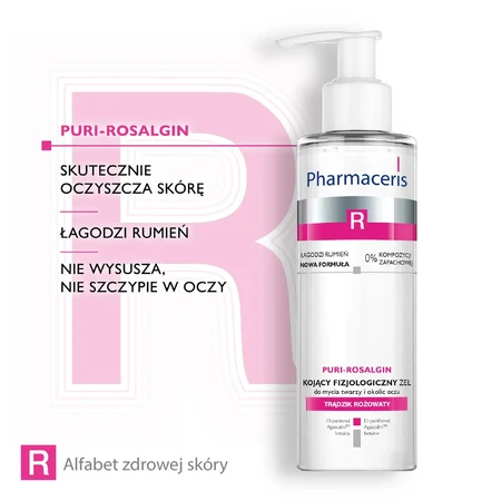 Pharmaceris R Puri Rosalgin, Gesichtsreinigungsgel, 190 ml