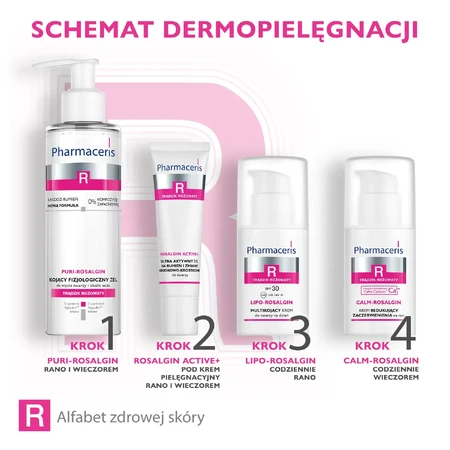 Pharmaceris R Puri Rosalgin, Gesichtsreinigungsgel, 190 ml