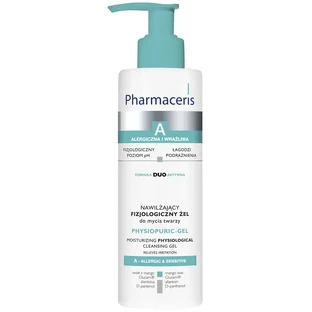 Pharmaceris A Physiopuric, Physiological moisturizing face cleansing gel, allergic and sensitive skin, 190 ml