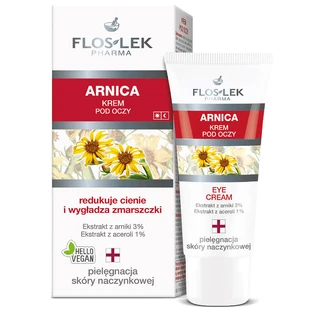 Flos-Lek Crema de ojos de árnica, para pieles con cuperosis, 30 ml