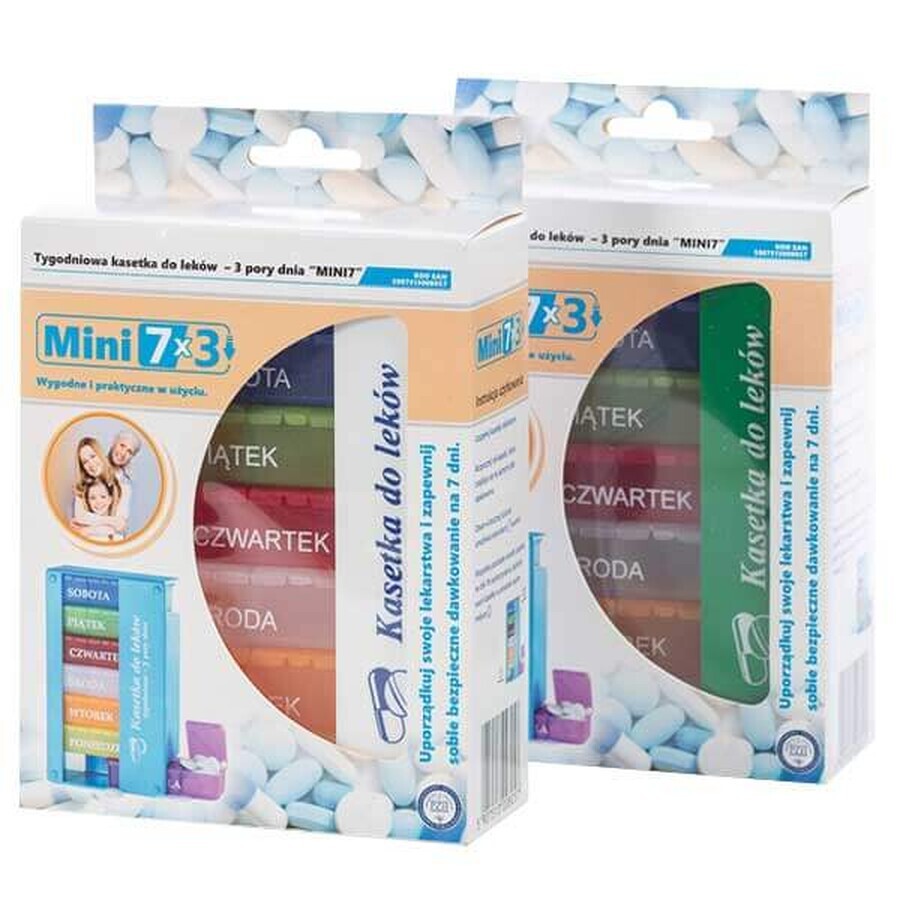 Buy El-Comp Mini 7, 3-chamber weekly medication box El-Comp Mini 7, 3-chamber weekly medication box