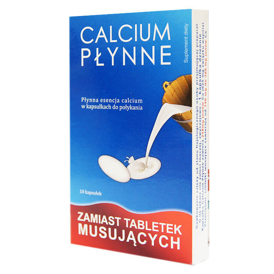 Shop Calcium Liquid Essence - Kapseln zum Schlucken, 10 Stück Calcium Liquid Essence - Kapseln zum Schlucken, 10 Stück