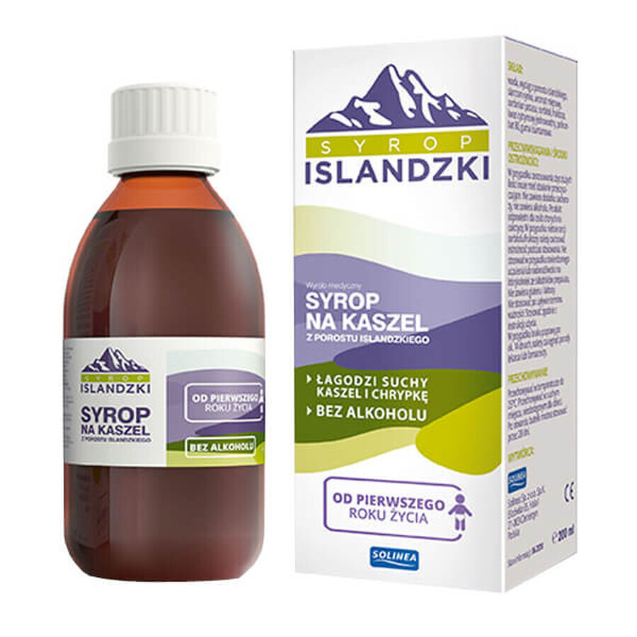 Buy Icelandic cough syrup, from 1 year, alcohol-free, 200 ml Icelandic cough syrup, from 1 year, alcohol-free, 200 ml
