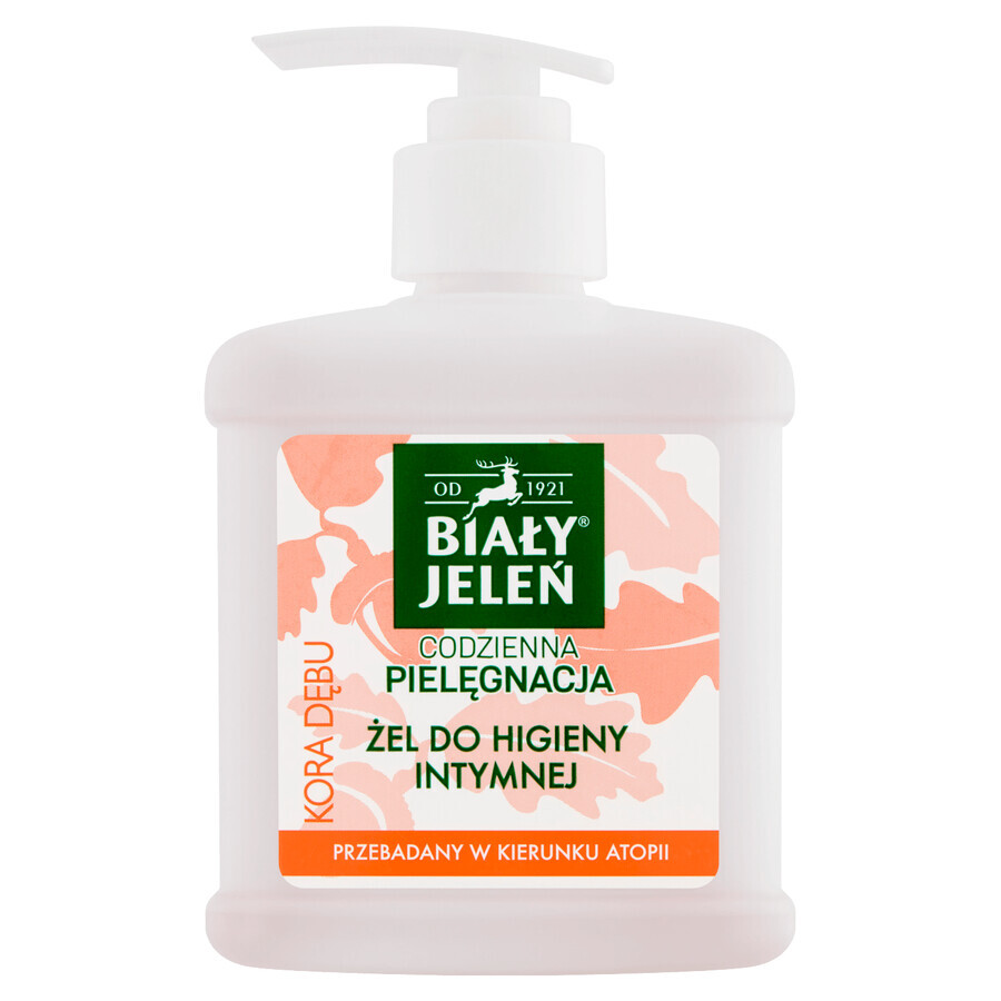 Buy White Jeleń Hypoallergenic intimate hygiene gel with oak bark, 500 ml White Jeleń Hypoallergenic intimate hygiene gel with oak bark, 500 ml