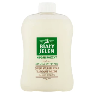 Hypoallergenic liquid soap White Jeleń, reserve, 500 ml