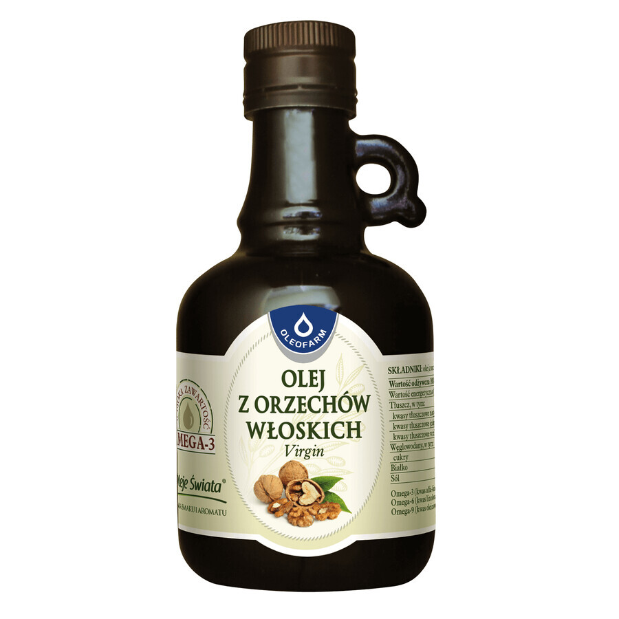 Acquista Oleofarm Oli del Mondo Olio di noce, non raffinato, 250 ml Oleofarm Oli del Mondo Olio di noce, non raffinato, 250 ml