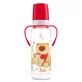 Canpol Babies Fast Flow Teat Bottle with Handle Happy Animals After 12 Months 250ml