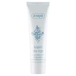 Ziaja, crema de manos con proteínas de seda y provitamina B5, 100 ml