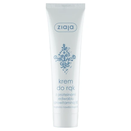 Ziaja, crema de manos con proteínas de seda y provitamina B5, 100 ml