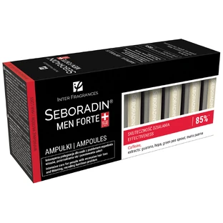 Seboradin Men Forte, tratamiento anticaída para hombres, 5,5 ml x 14 ampollas