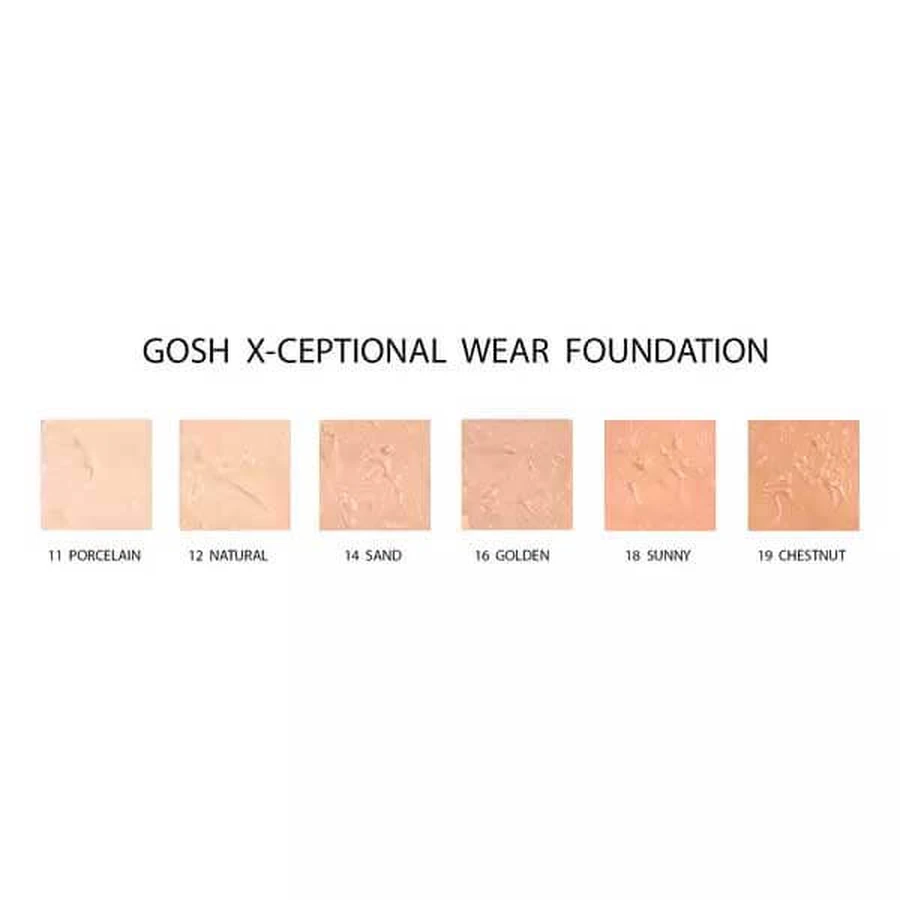 GOSH, opaque foundation, No. 12, Natural, 35 ml
