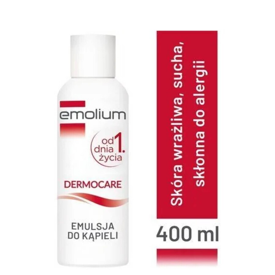 Emolium Dermocare, bath emulsion, from the first day of life, 400 ml