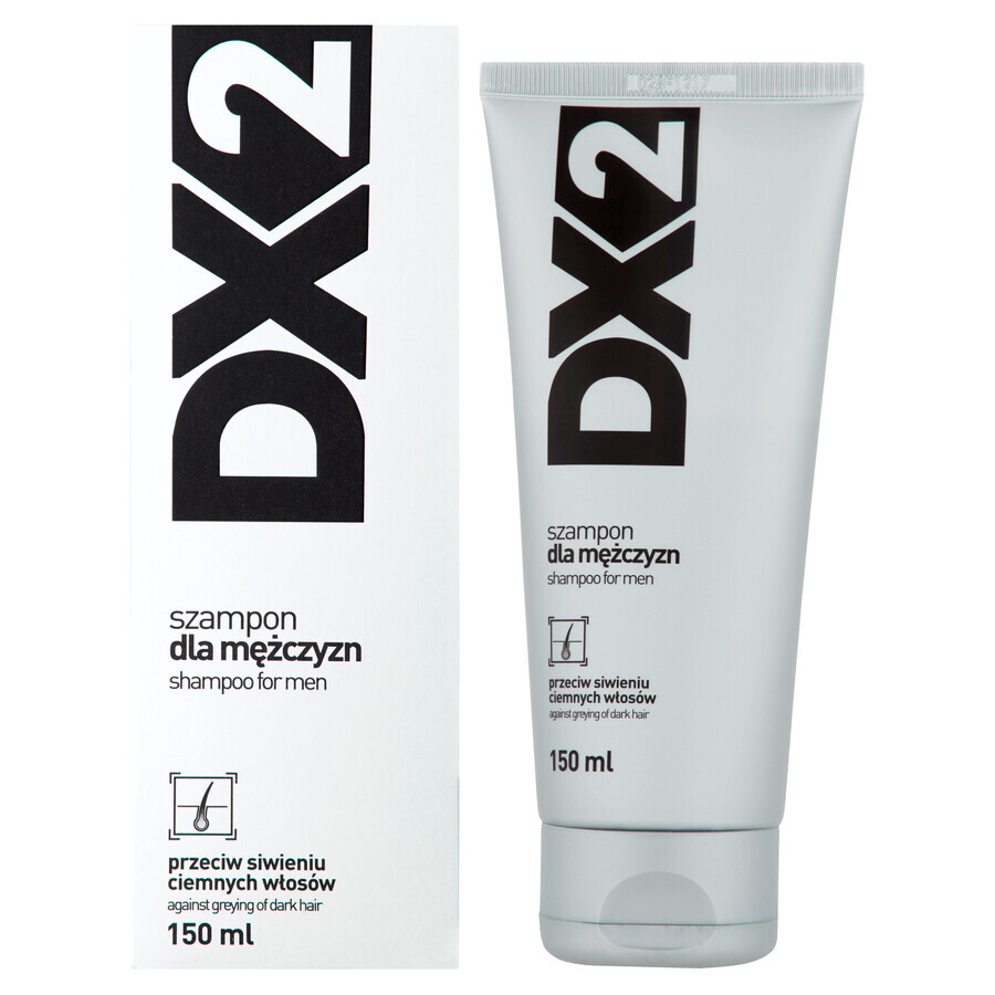 Shop DX2, Shampoo für Männer gegen das Ergrauen von dunklem Haar, 150 ml DX2, Shampoo für Männer gegen das Ergrauen von dunklem Haar, 150 ml