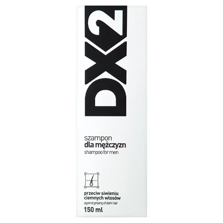 DX2 Anti-grijs shampoo voor mannen met donker haar, 150 ml
