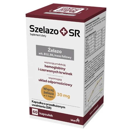 IJzer + SR, 60 capsules met vertraagde afgifte