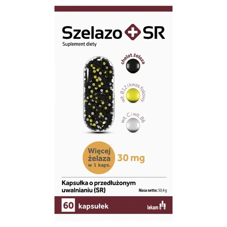 IJzer + SR, 60 capsules met vertraagde afgifte