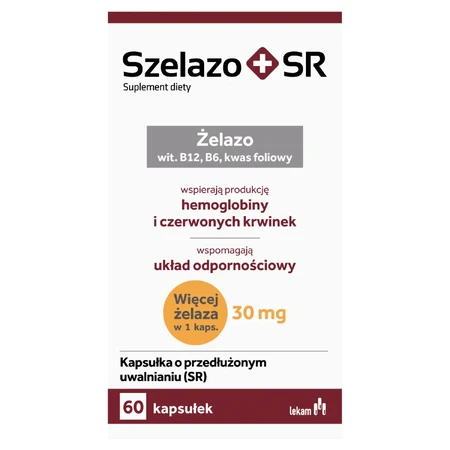 IJzer + SR, 60 capsules met vertraagde afgifte