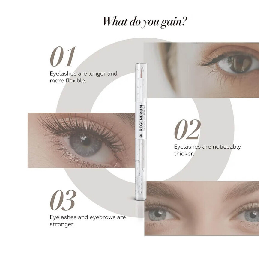 Regenerum, sérum régénérateur pour cils et sourcils, 11 ml