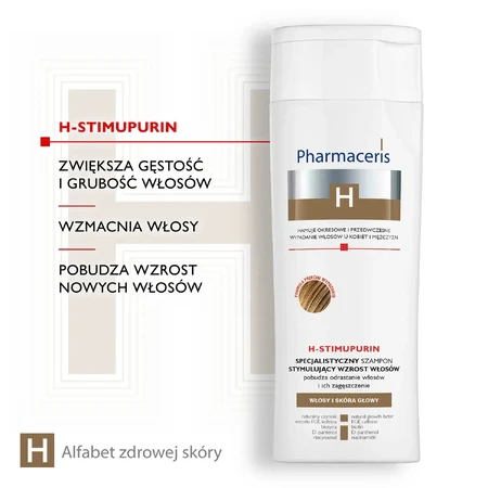 Pharmaceris H Stimupurin, Specialized shampoo for stimulating hair growth, 250 ml