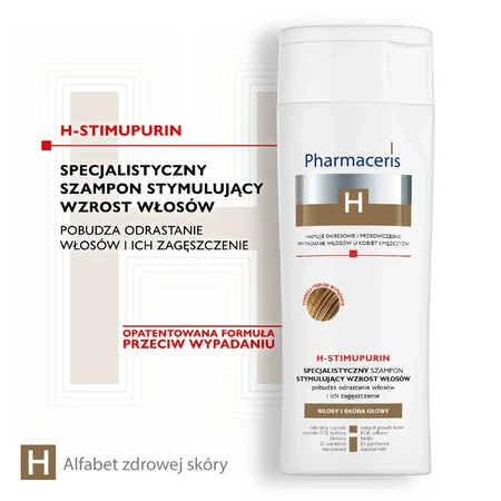 Pharmaceris H Stimupurin, Specialized shampoo for stimulating hair growth, 250 ml