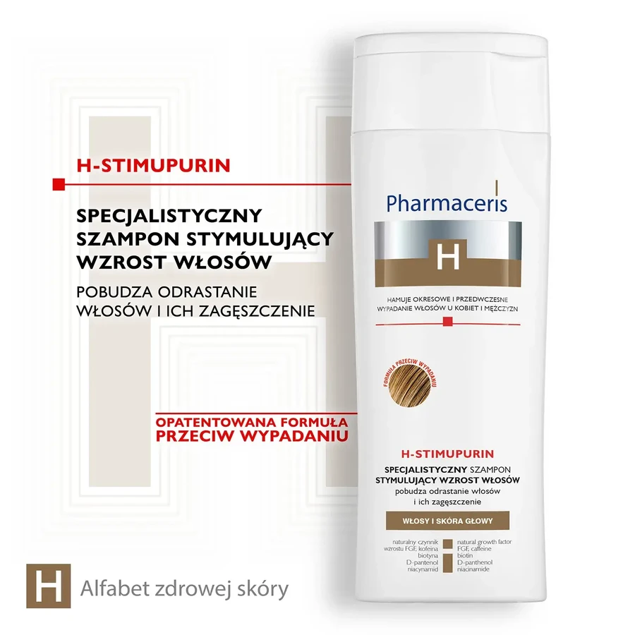 Pharmaceris H Stimupurin, Specialized shampoo for stimulating hair growth, 250 ml