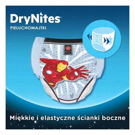 Huggies DryNites Boys Nightwear for Boys, 4-7 Years, 17-30kg, 10 Pack