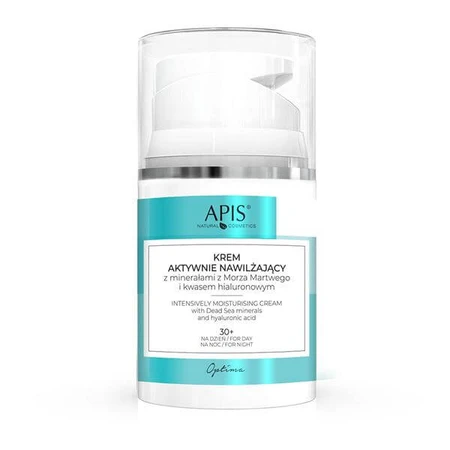 Apis Dode Zee Mineralen, Optima, actief vochtinbrengende crème 30+, dag en nacht, 50 ml