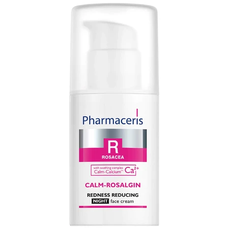 Pharmaceris R Calm-Rosalgin, crema de noche antirojeces, 30 ml