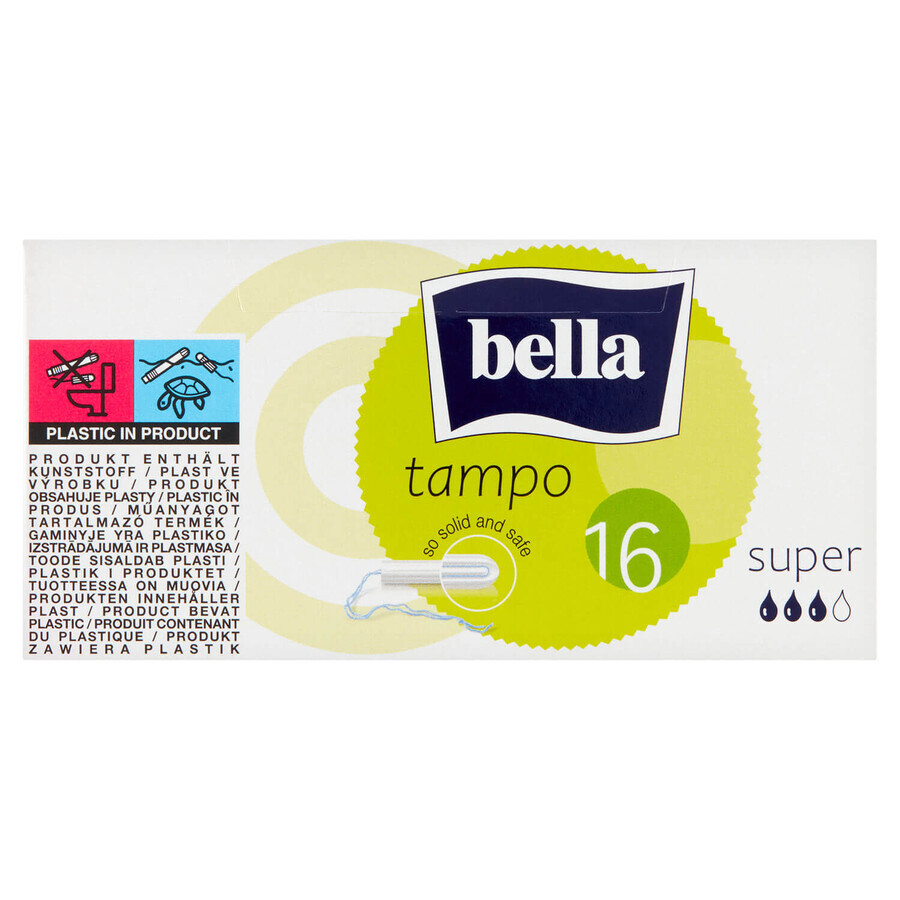 Comprar Bella Tampo, tampones higiénicos easy twist, Super, 16 uds. Bella Tampo, tampones higiénicos easy twist, Super, 16 uds.